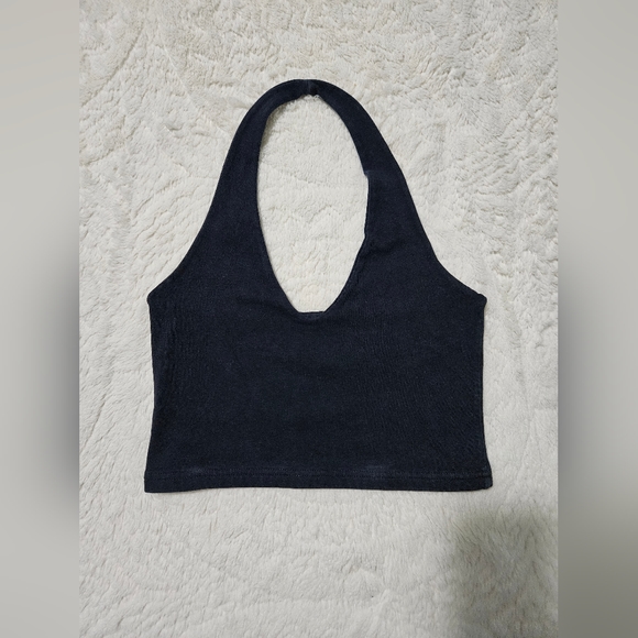 Brandy Melville Cropped Halter Top - Picture 3 of 5